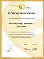 verklaring van de Stichting Normering Arbeid
